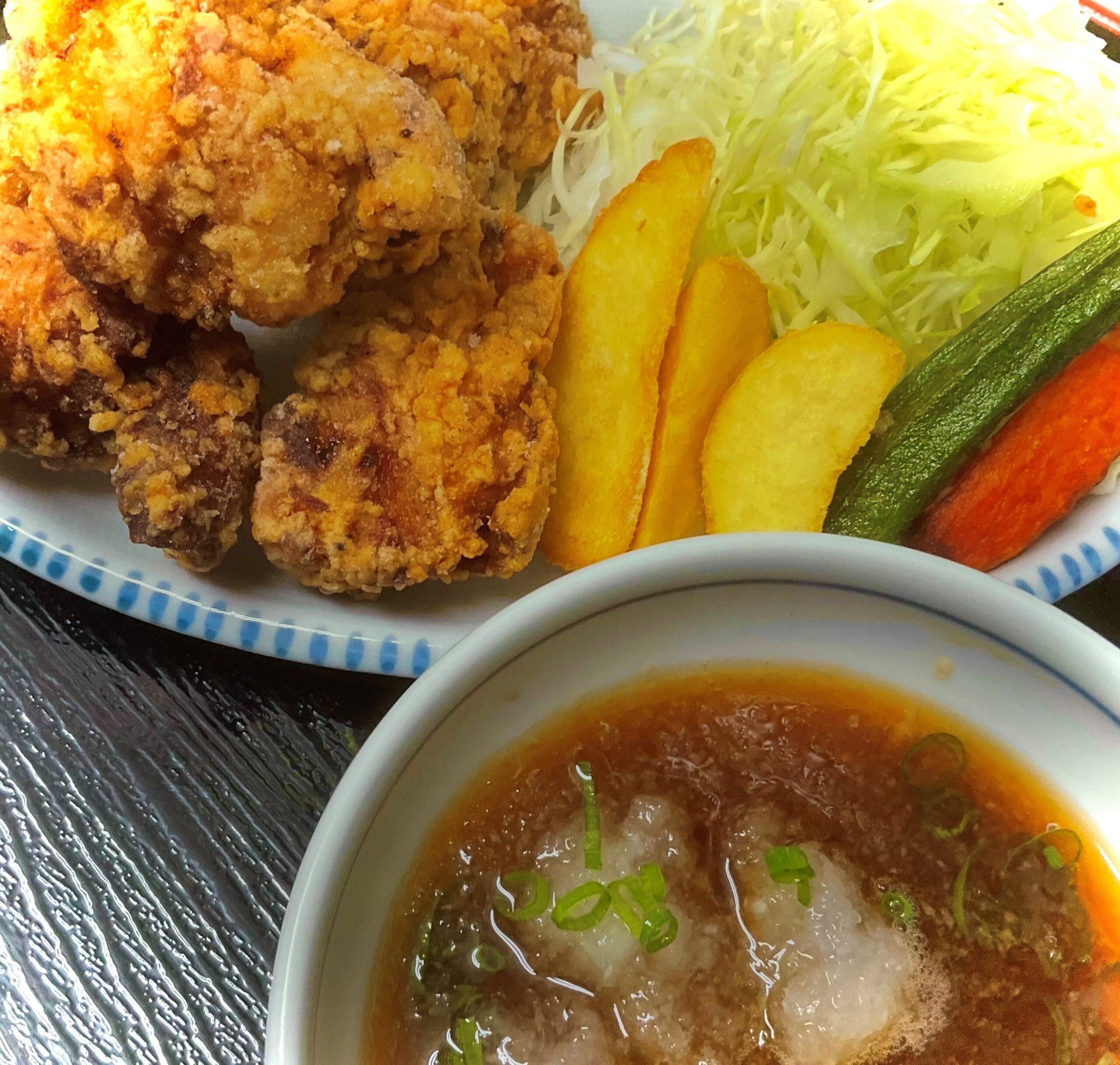 おろしからあげ定食